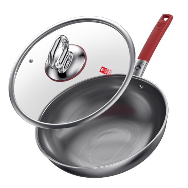 0涂层不粘炒锅第二代