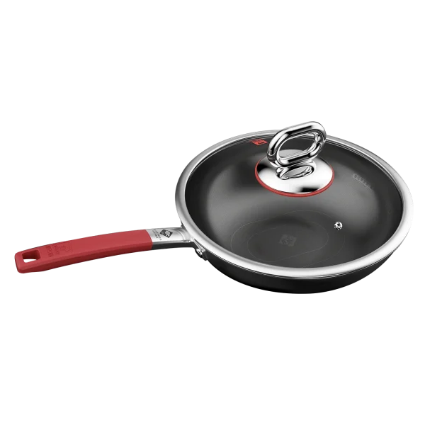 真钛0涂层不粘炒锅第三代